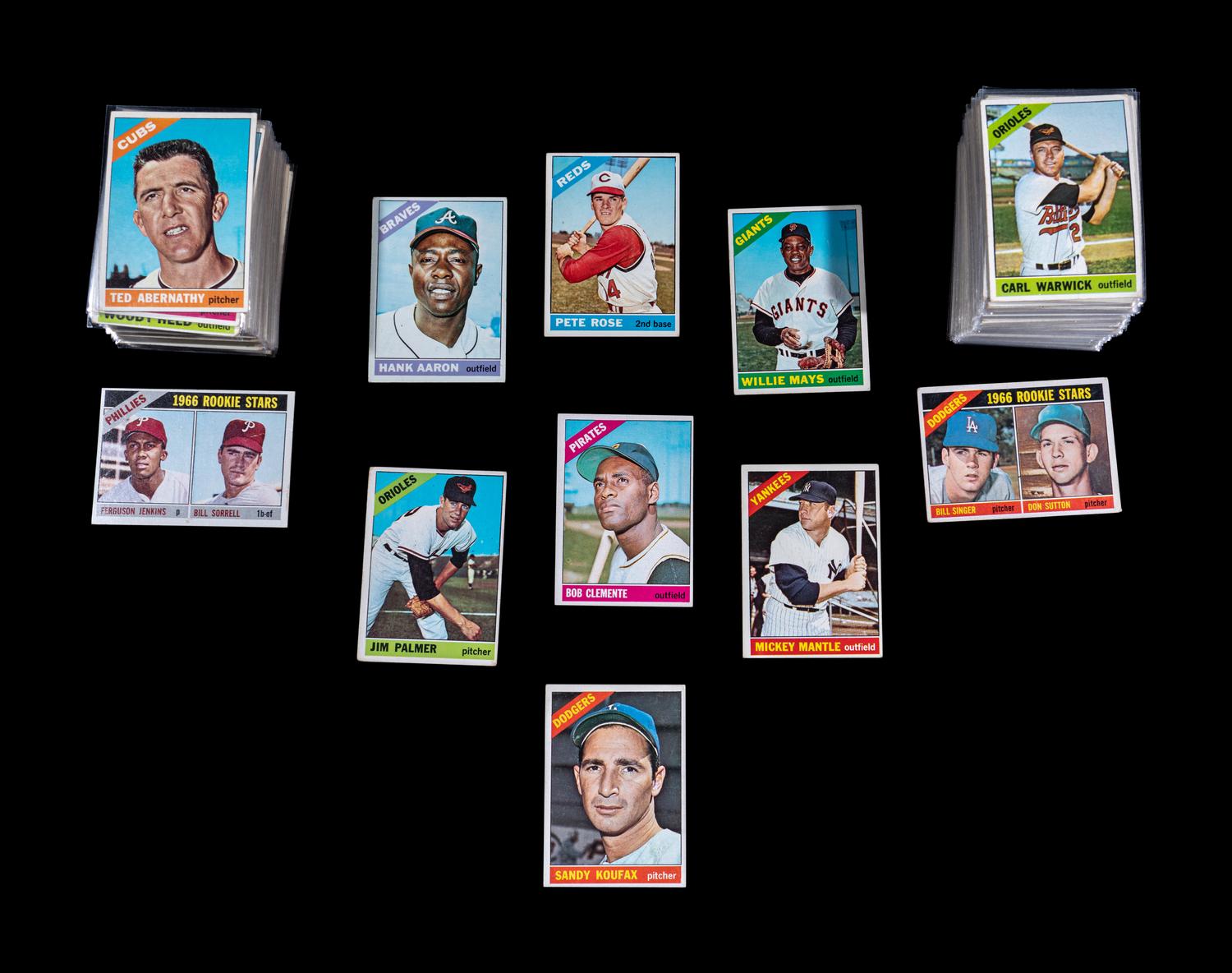 A Complete Set of 1966 Topps Baseball Cards (598/598)