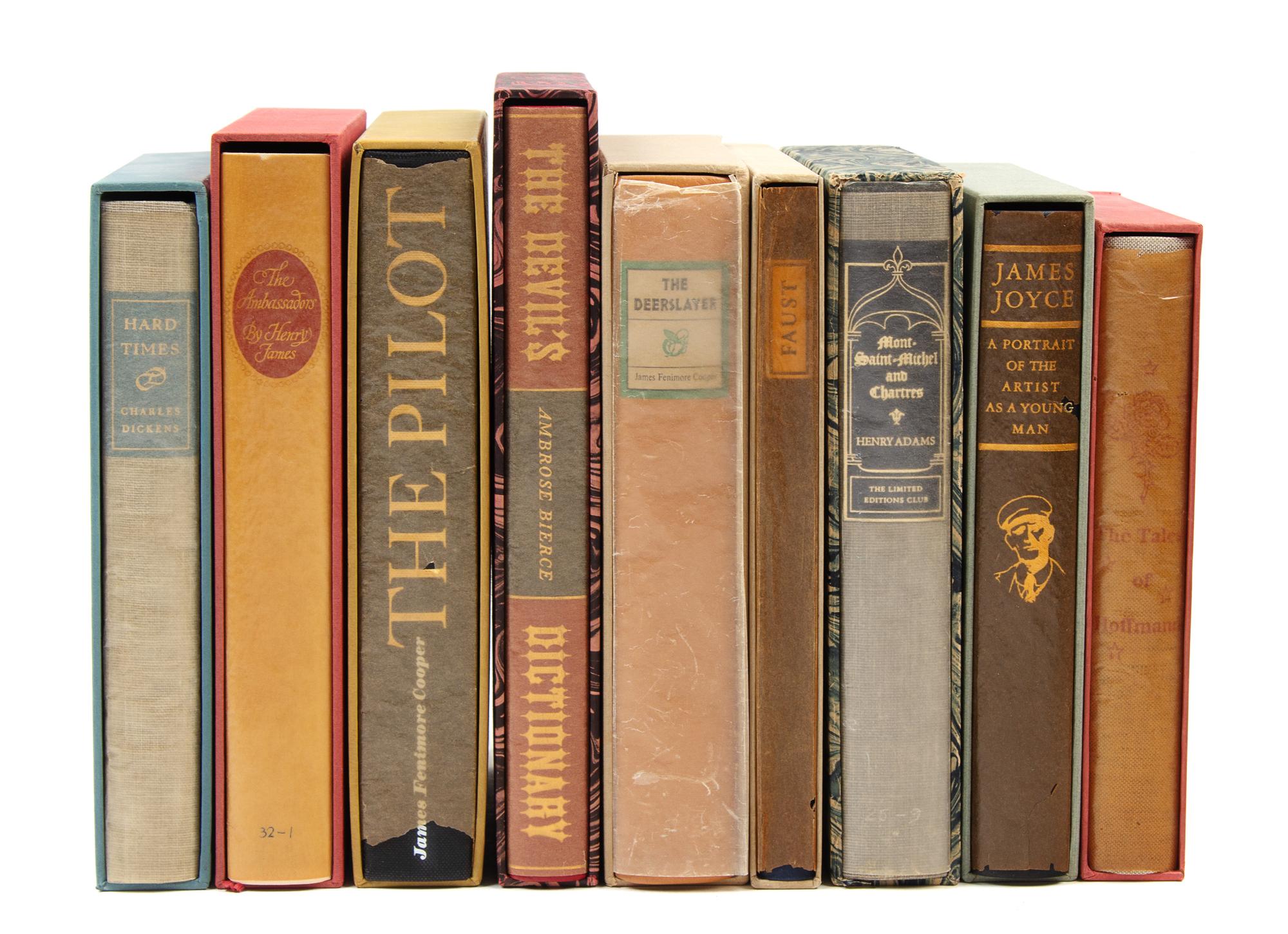 [LIMITED EDITIONS CLUB -- LITERATURE]. A group of 9 works published by the Limited Editions Club.