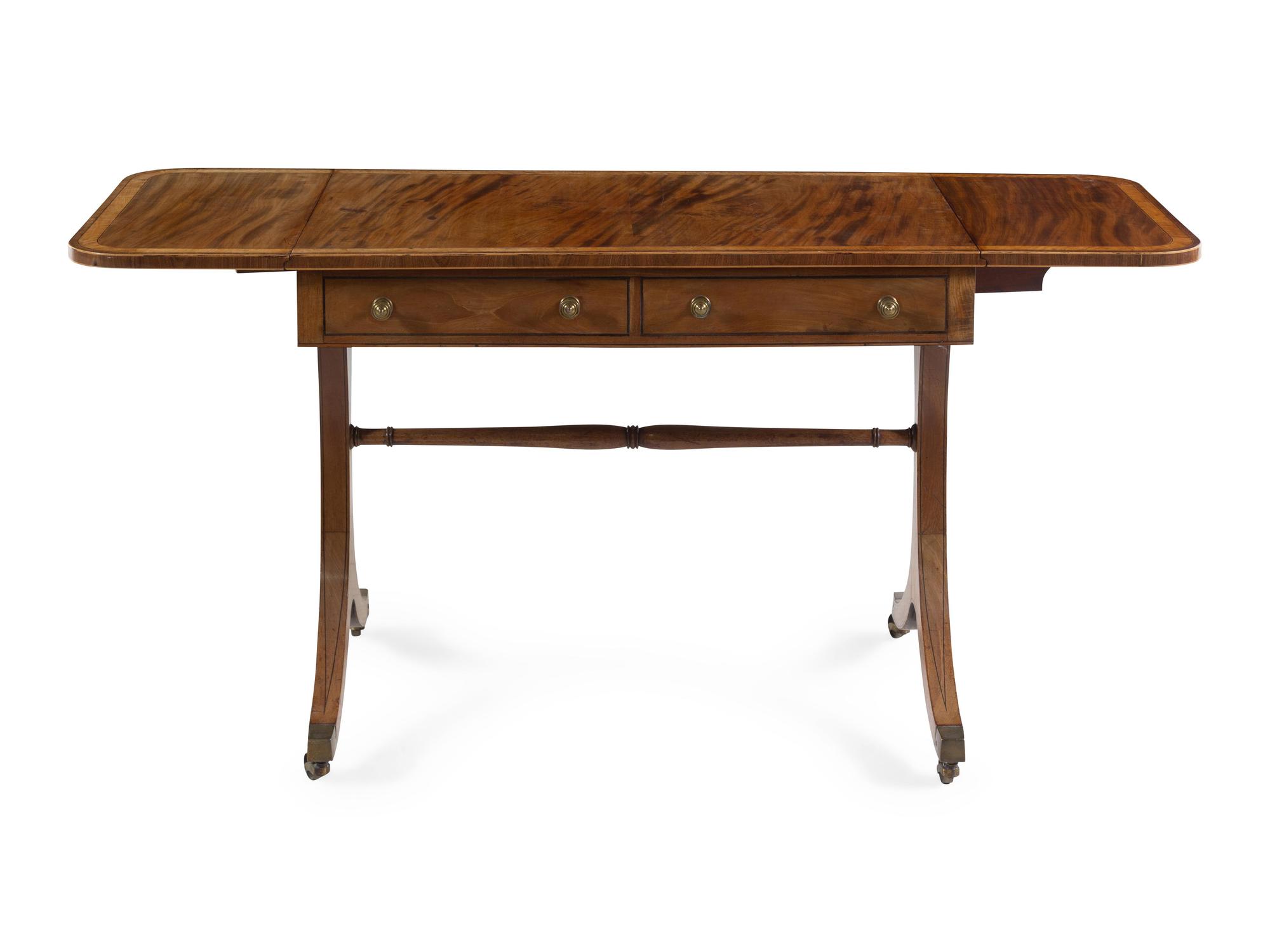 A Regency Mahogany Sofa Table