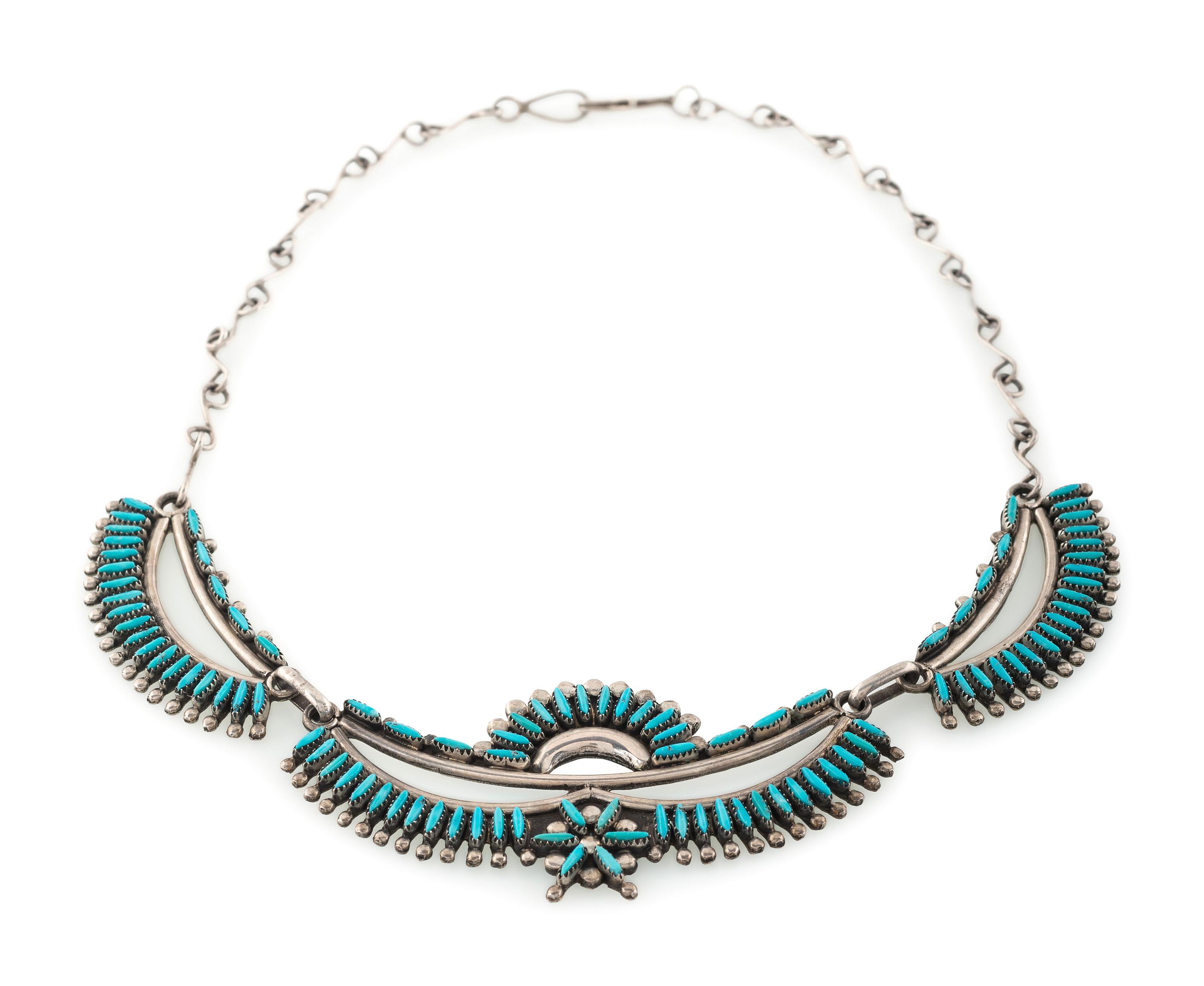 A Zuni Needle Point Necklace