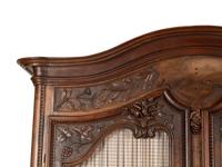 A Louis XV Provincial Style Mahogany Armoire
