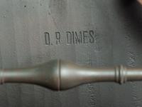 Two D.R. Dimes Black Painted Windsor Chairs