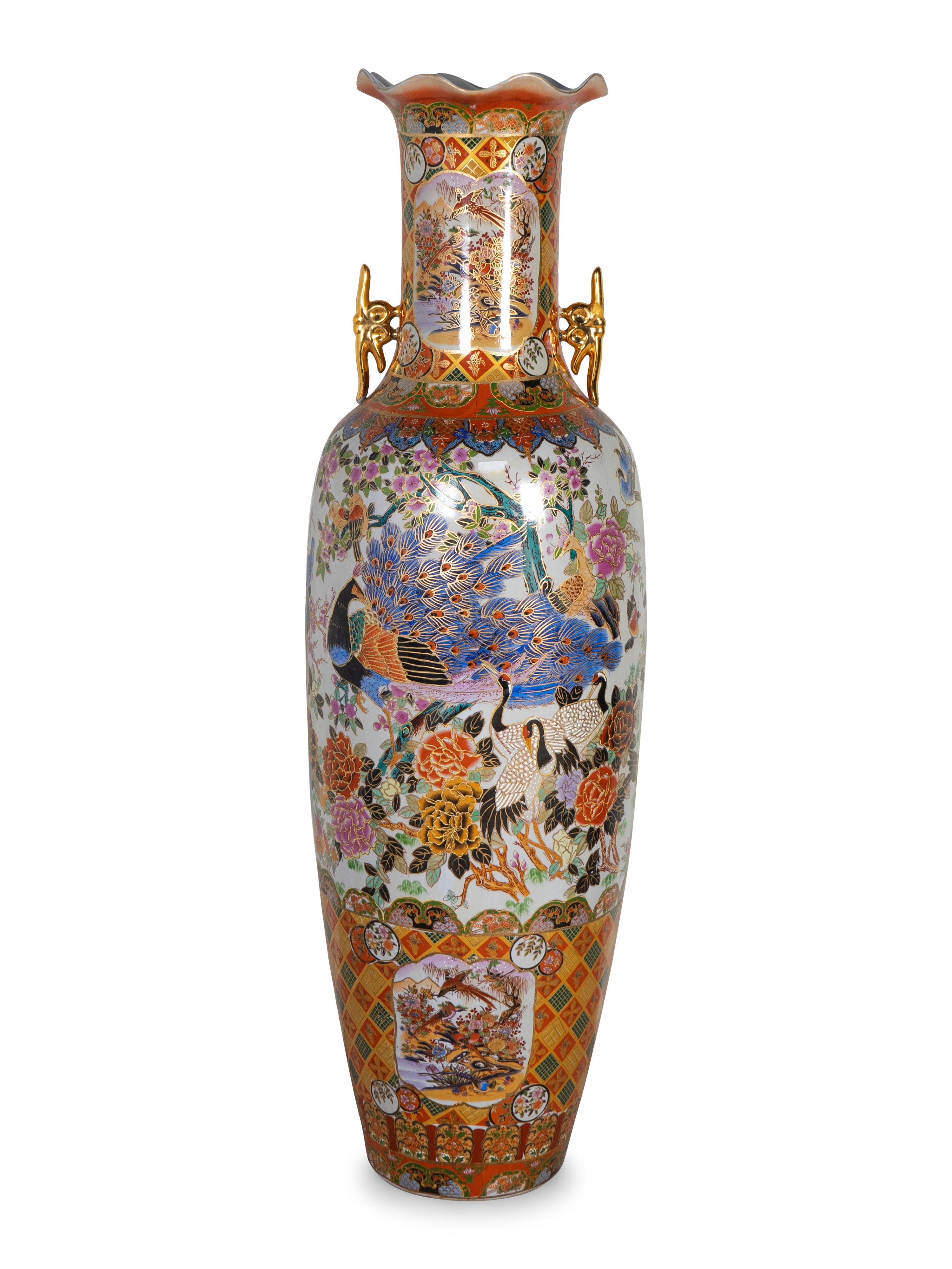 A Japanese Porcelain Palace Vase — 20TH CENTURY