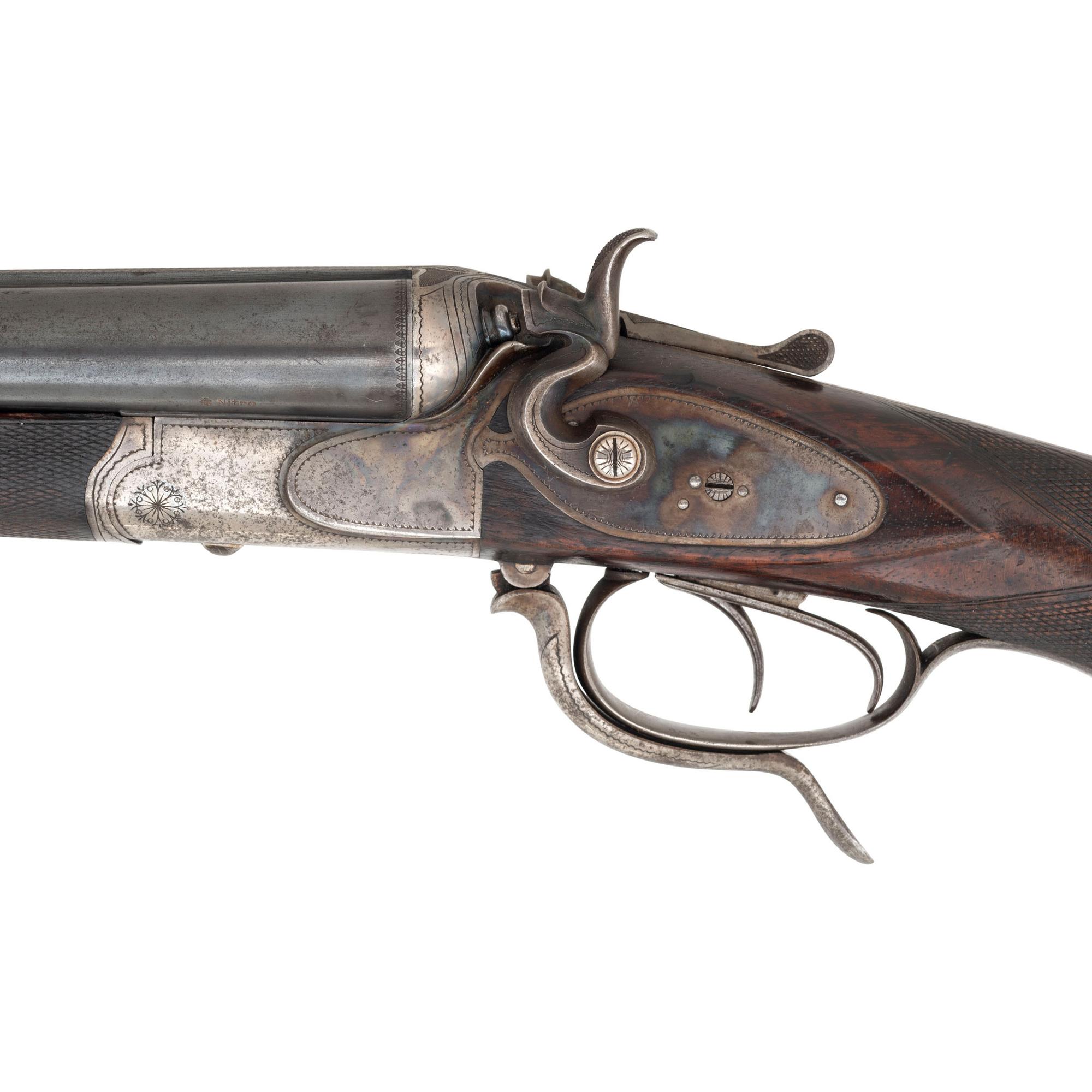 **Drilling Rifle Marked Leopold Saemann of Gorlitz