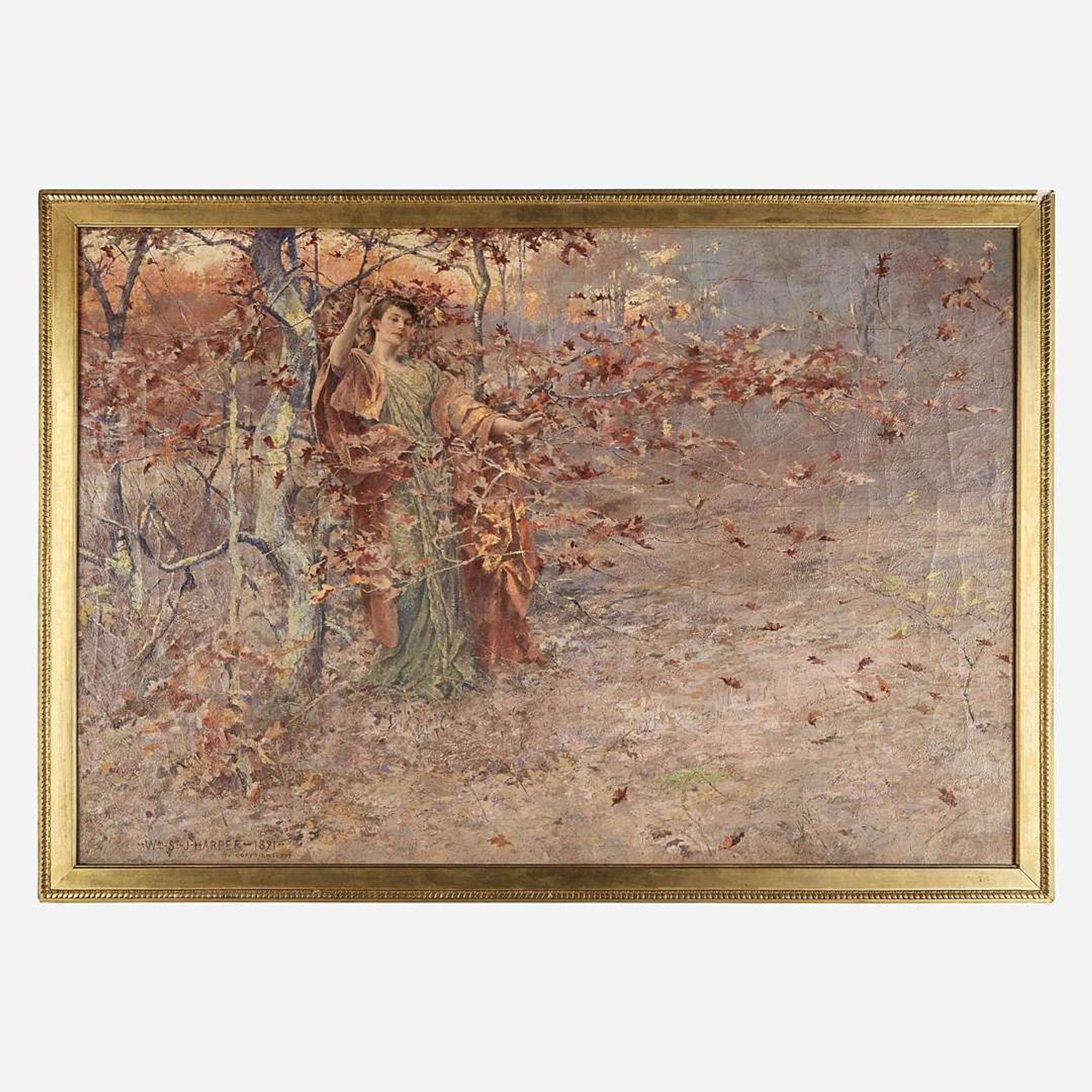 William St. John Harper (American, 1851–1910) Autumn