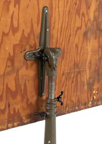 A Plywood and Metal Easel