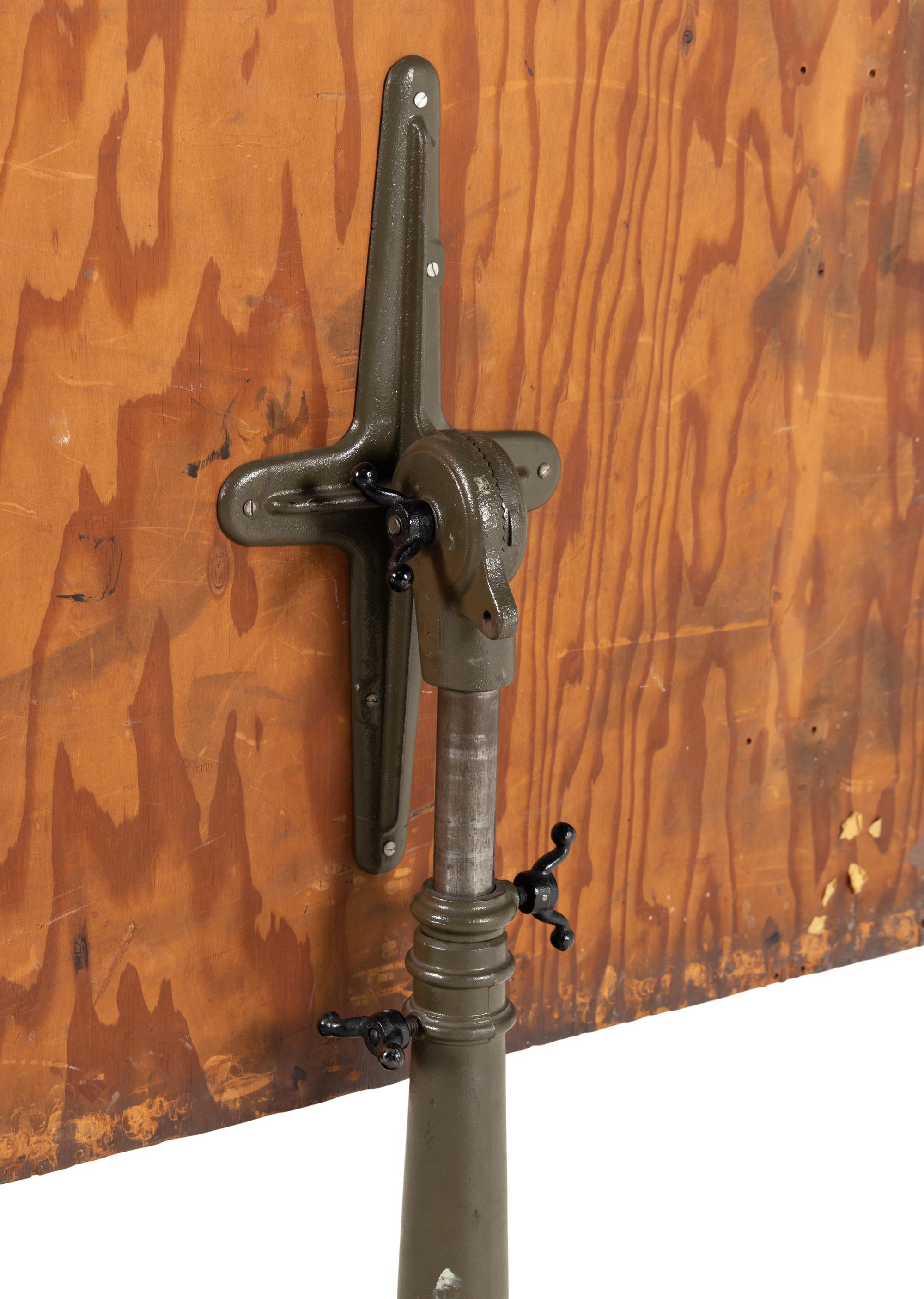 A Plywood and Metal Easel