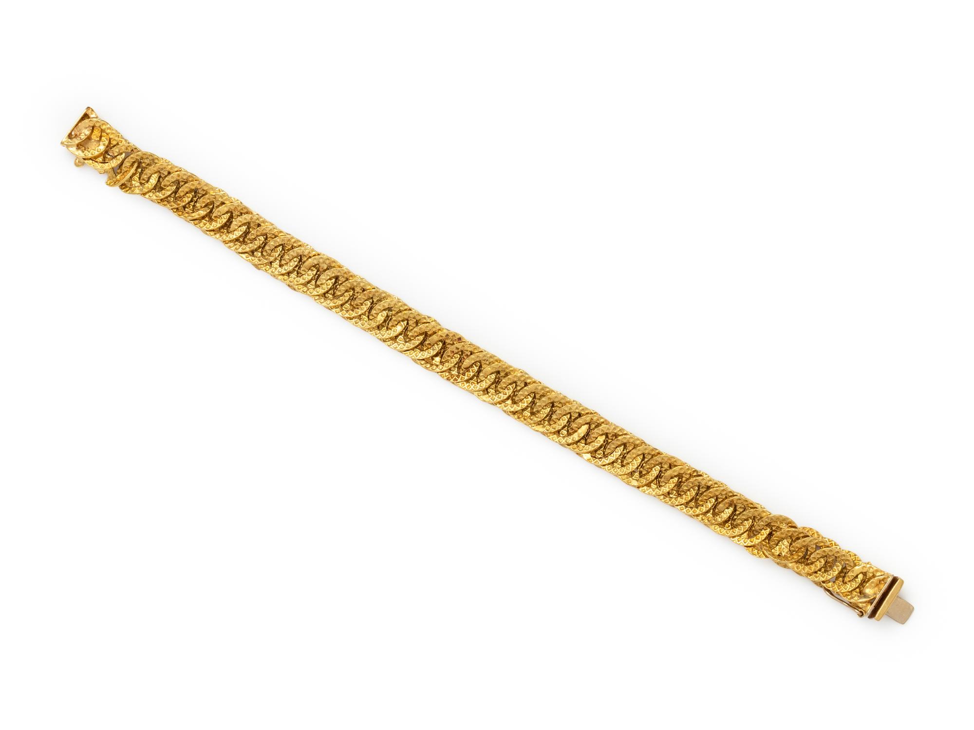 YELLOW GOLD BRACELET