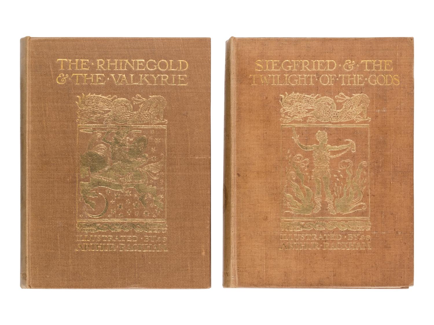 [Children's & Illustrated] [Rackham, Arthur] Wagner, Richard. The Rhinegold & the Valkyrie, with Siegfried & the Twilight of the Gods