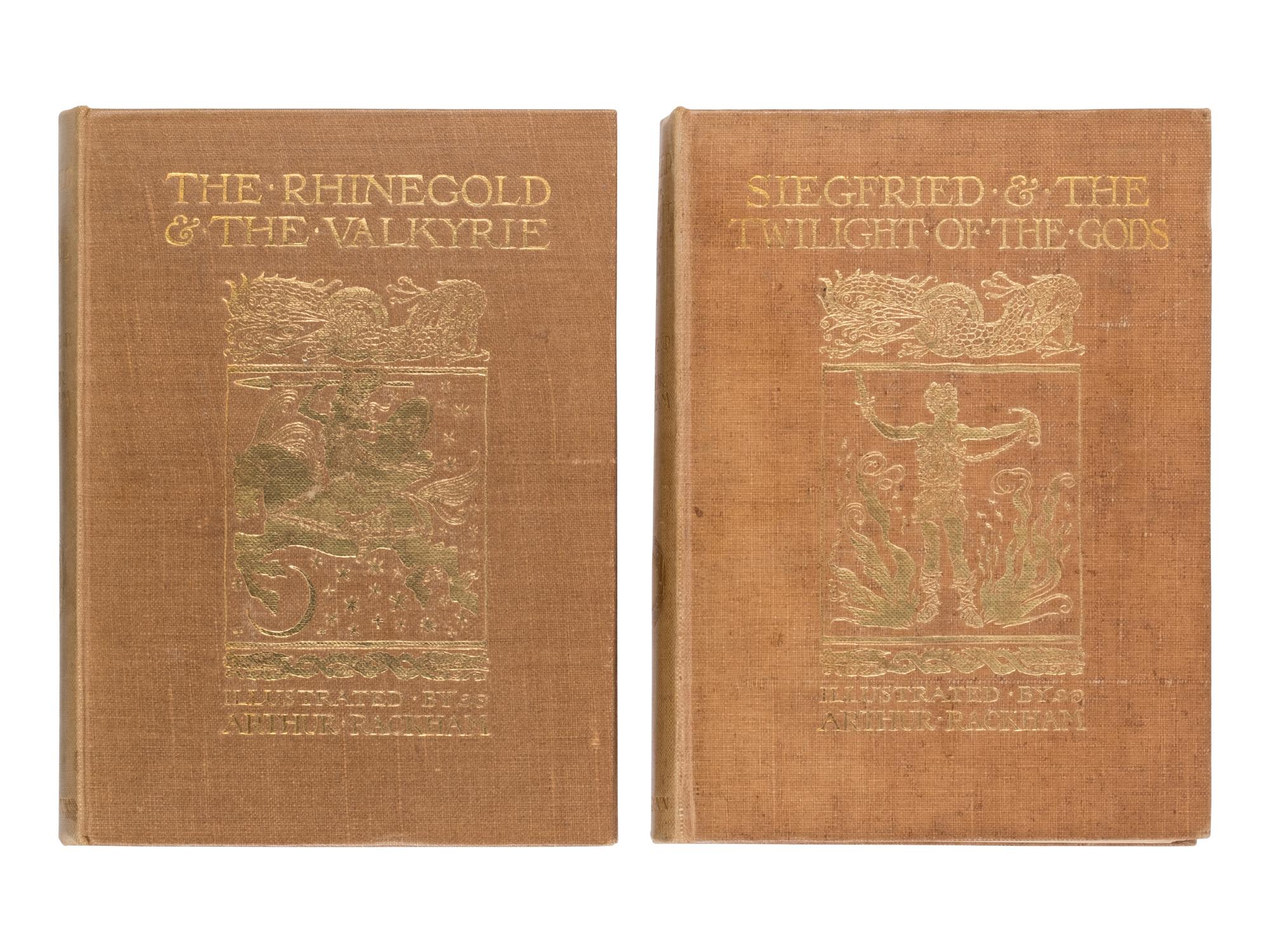 [Children's & Illustrated] [Rackham, Arthur] Wagner, Richard. The Rhinegold & the Valkyrie, with Siegfried & the Twilight of the Gods