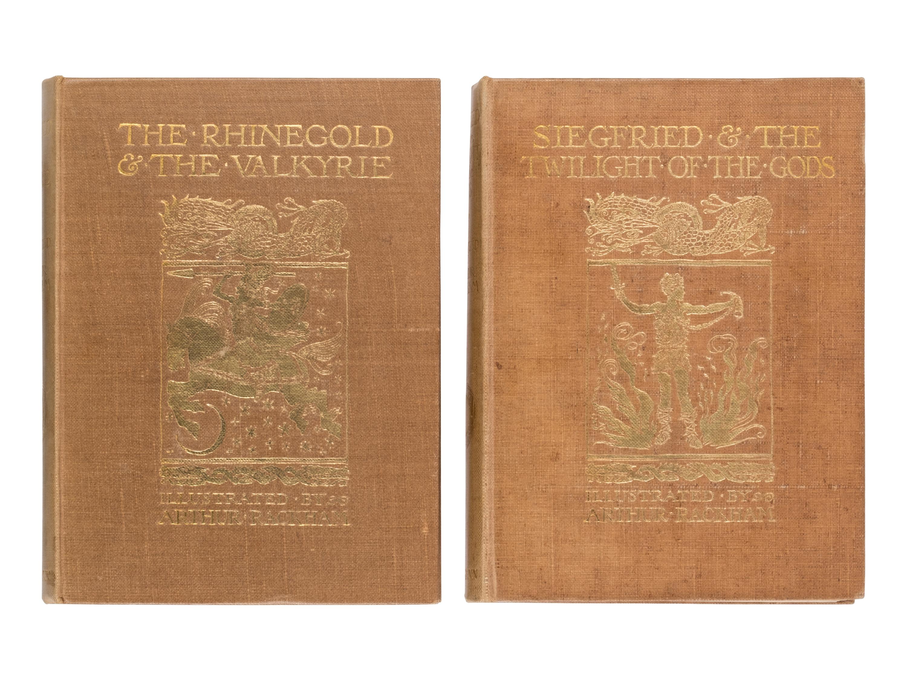 [Children's & Illustrated] [Rackham, Arthur] Wagner, Richard. The Rhinegold & the Valkyrie, with Siegfried & the Twilight of the Gods