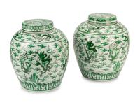 A Pair of Chinese Porcelain Jars