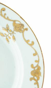 A Group of Chinese Export Armorial Porcelain Articles