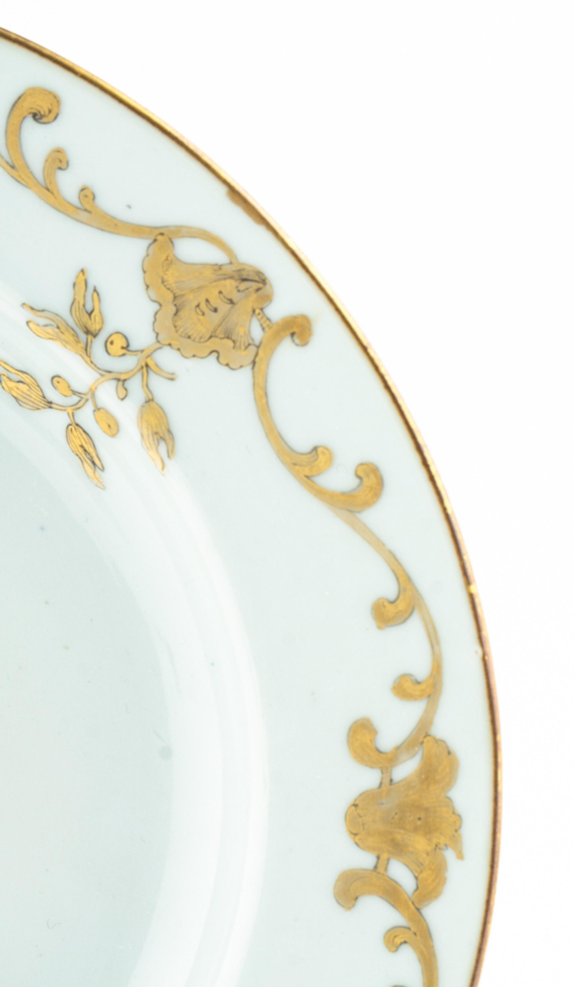 A Group of Chinese Export Armorial Porcelain Articles