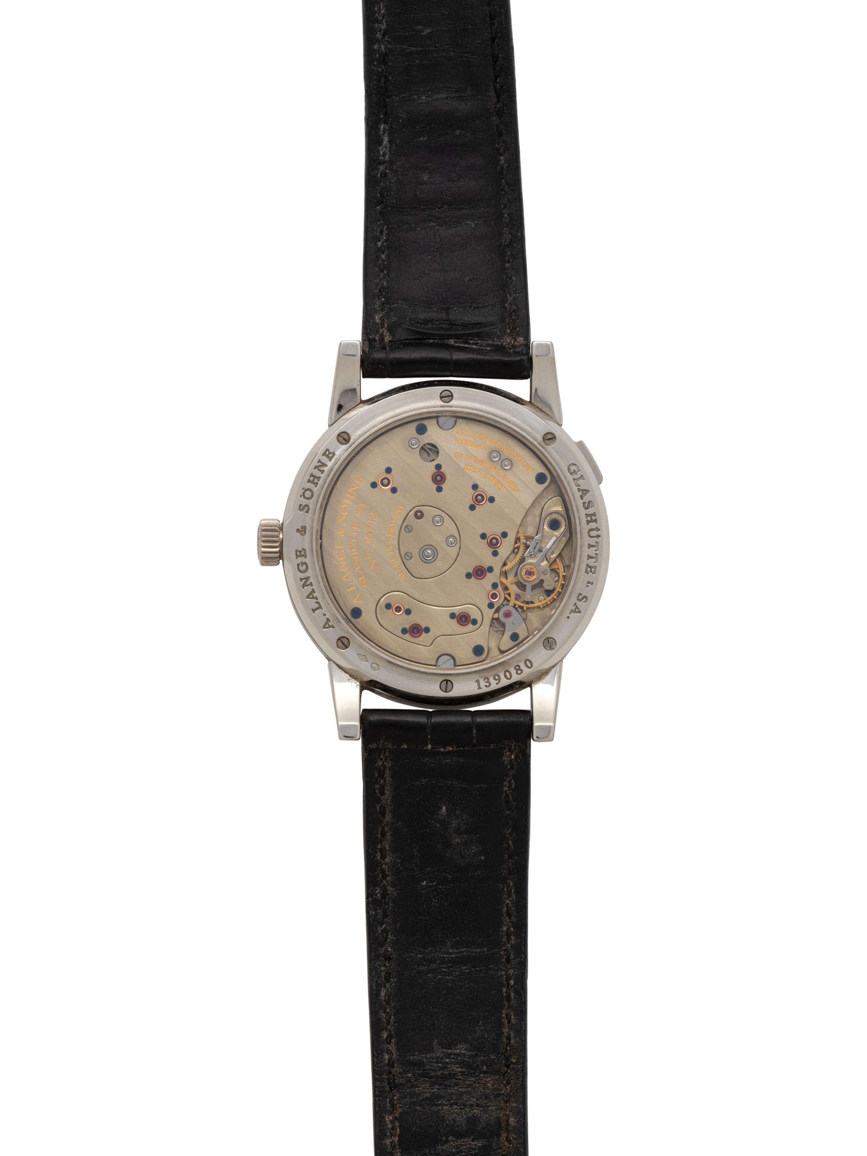A. LANGE & SÖHNE, REF. 101.025 PLATINUM 'LANGE 1' WATCH