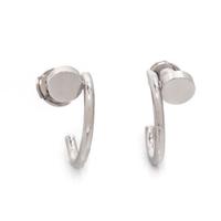 CARTIER, WHITE GOLD 'JUSTE UN CLOU' EARRINGS