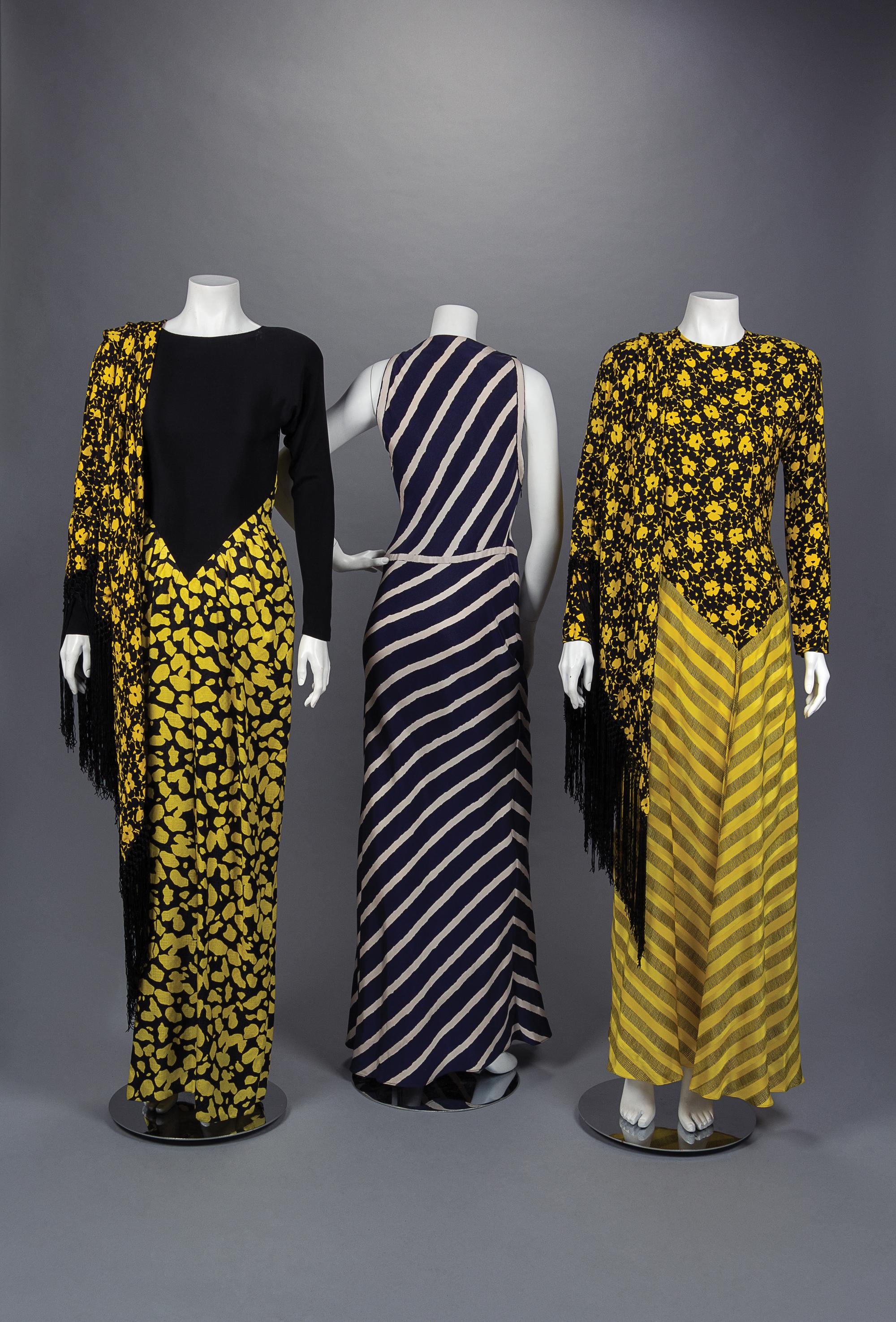 Three Geoffrey Beene Dresses, Spring 1986