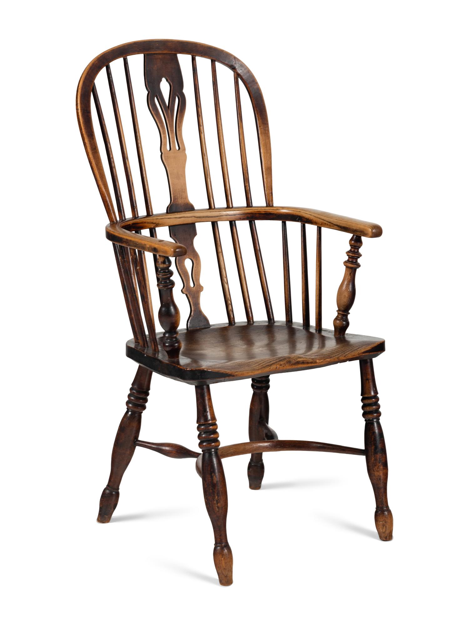 A Set of Six English Windsor Armchairs