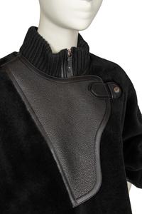 Hermès Black Shearling Pullover, 2021