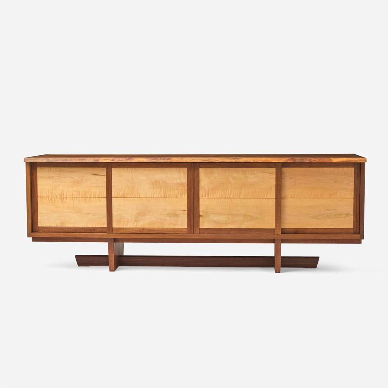 Mira Nakashima (American, b. 1942) Special "Odakyu" Style Room Divider Cabinet, George Nakashima Woodworker, New Hope, Pennsylvania, 2008