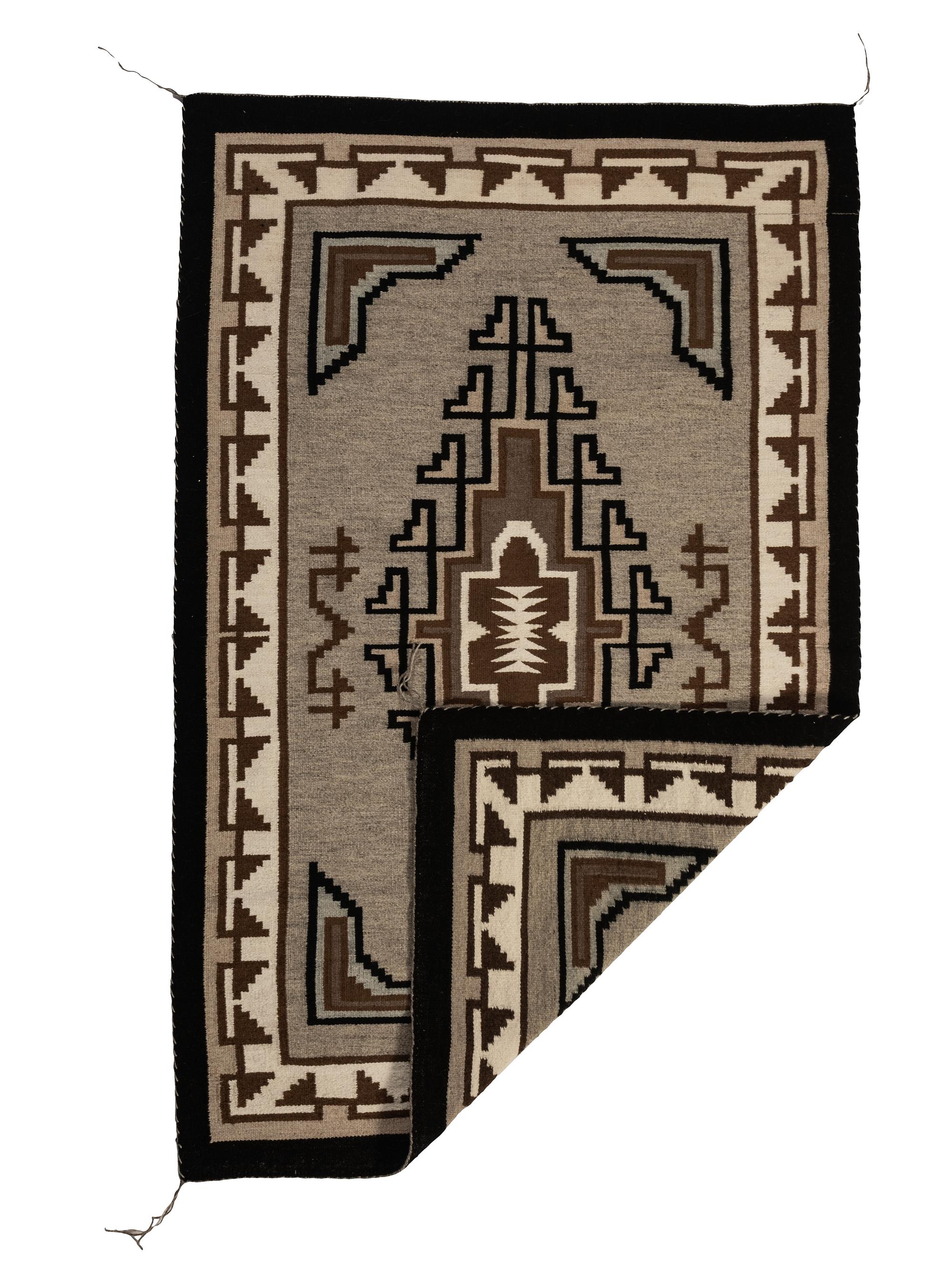 Navajo Two Grey Hills Weaving / Rug