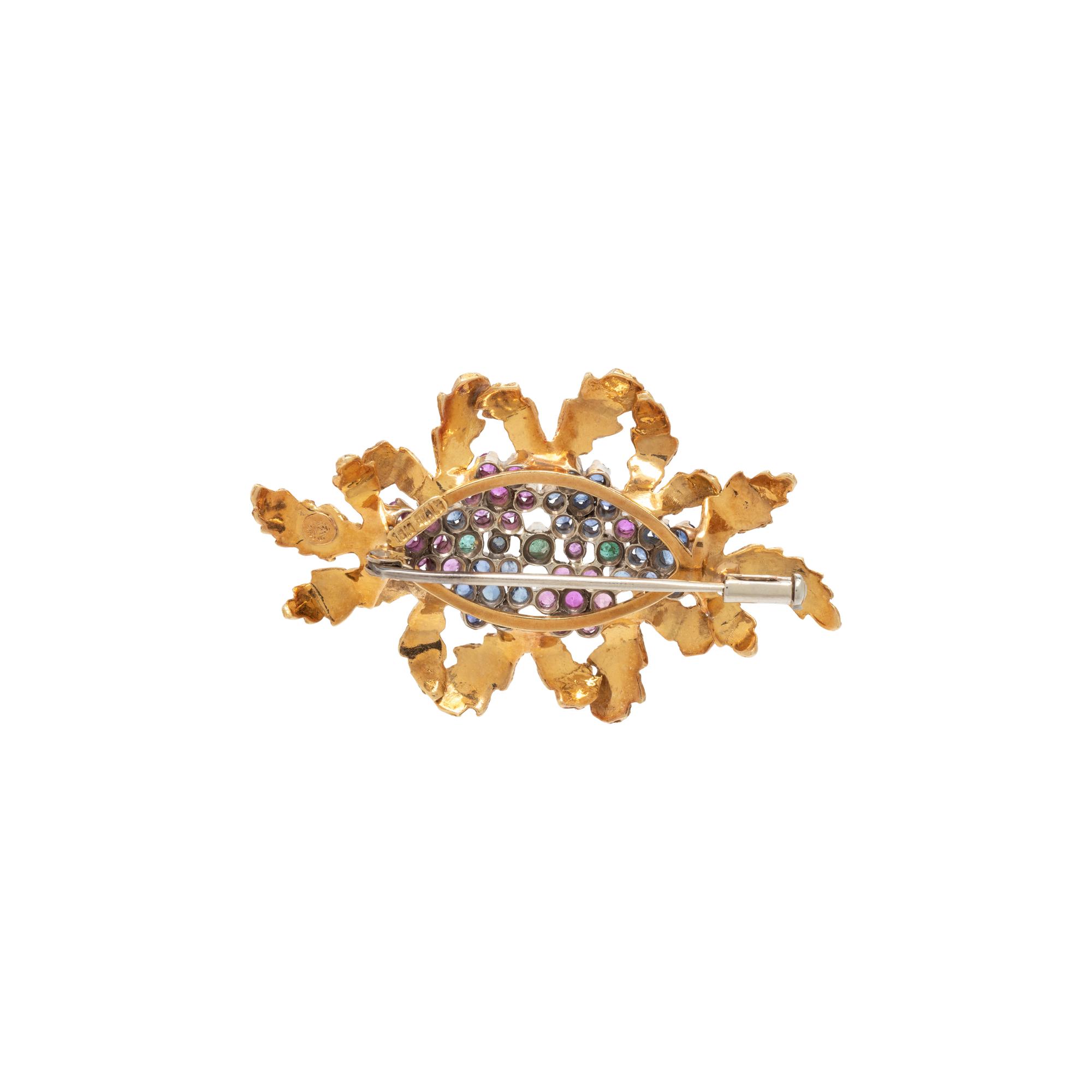 MULTIGEM BROOCH