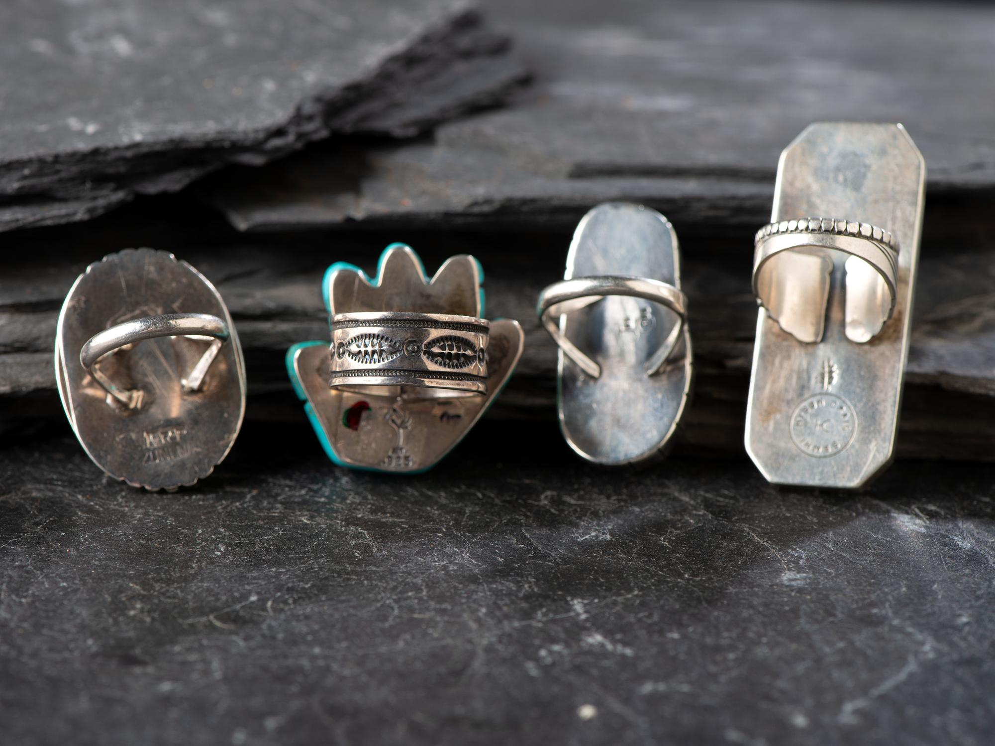 Navajo, Zuni, and Hopi Rings