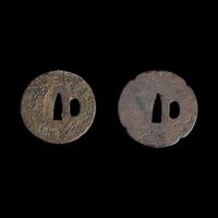 Group of fifteen assorted Japanese tsuba Meiji period and earlier