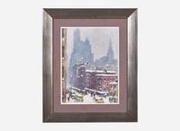 Guy Carleton Wiggins (American, 1883-1962) - Lexington Ave., Winter