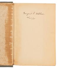 MITCHELL, Margaret (1900-1949). Gone with the Wind . New York: The Macmillan Company, 1938.