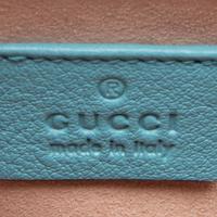 GUCCI, SMALL BLUE DIANA BAG