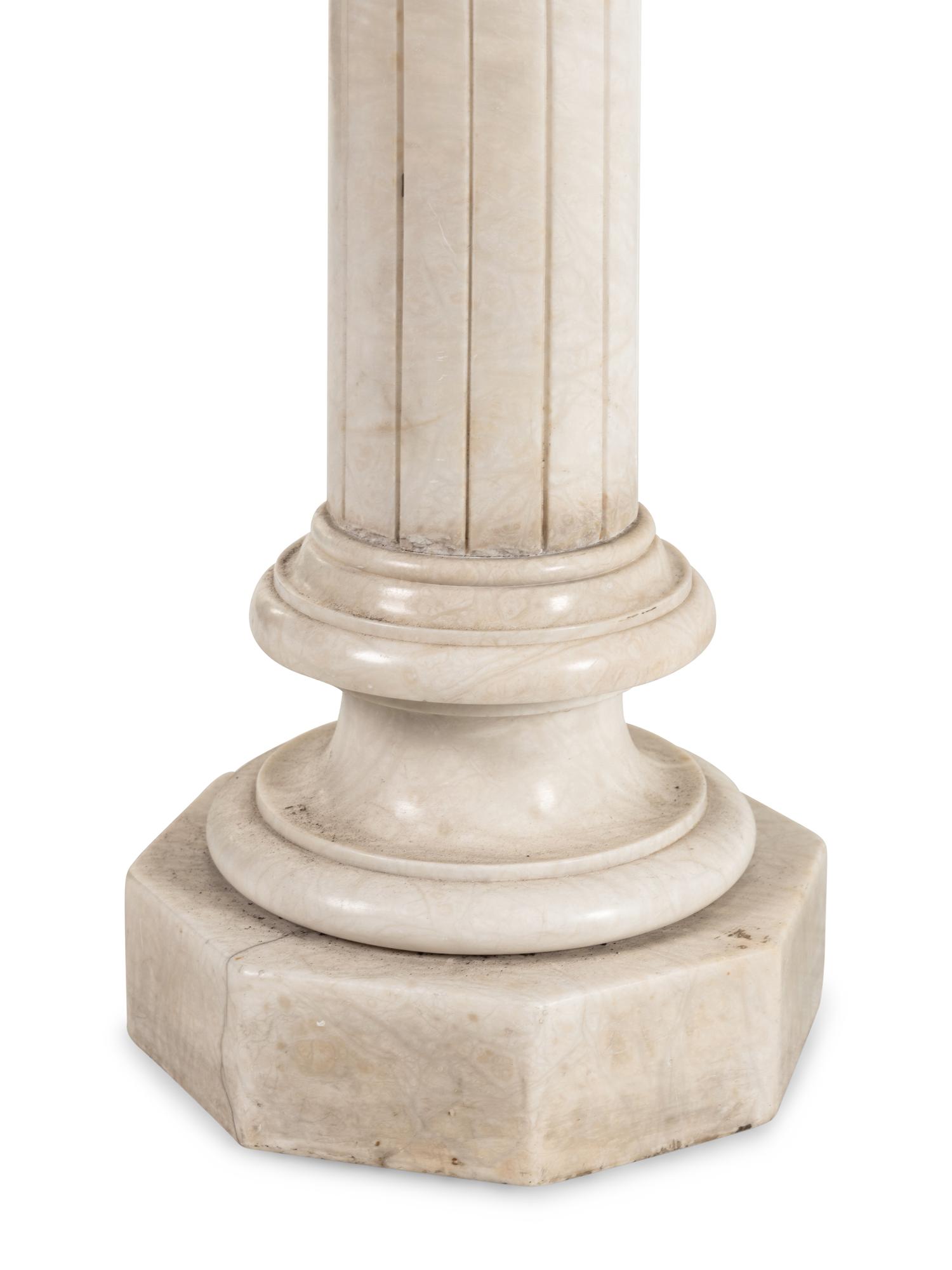 A Continental Marble Pedestal