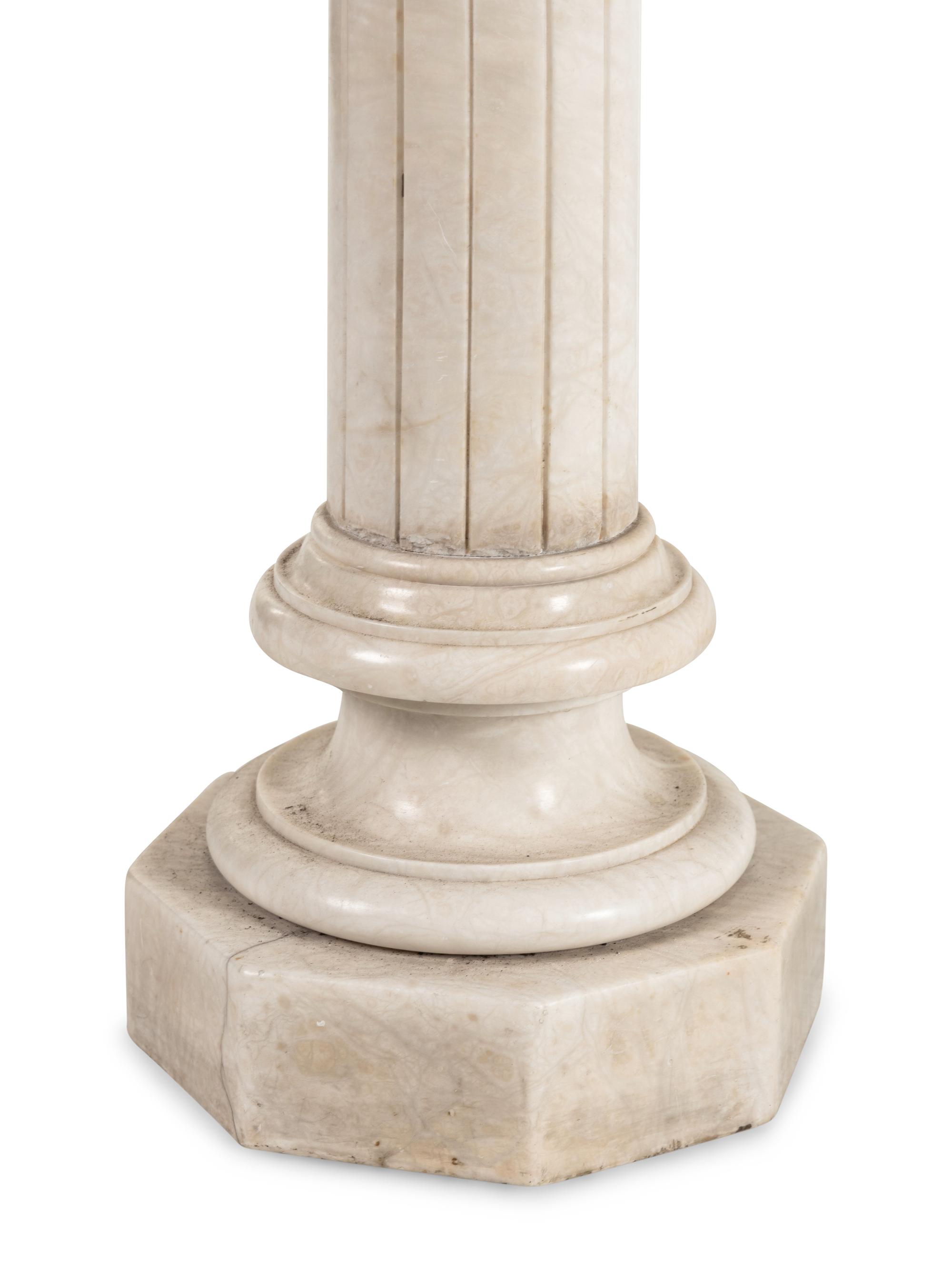 A Continental Marble Pedestal