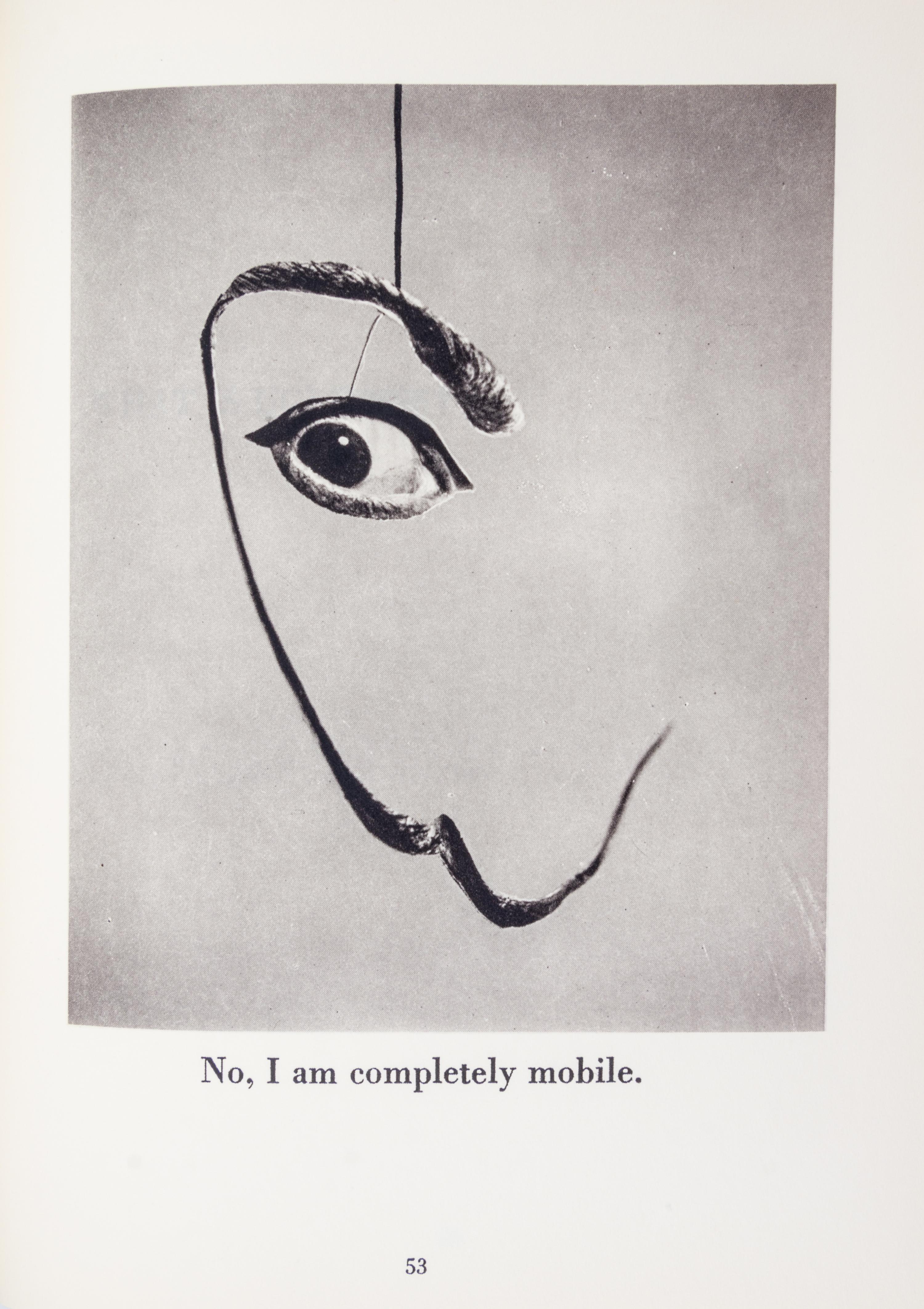 (DALI, SALVADOR) HALSMAN, PHILIPPE. Dali's Moustache. New York, 1954. With original drawing and inscription by Dali