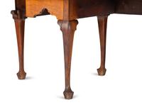 A Queen Anne Carved Walnut Drop-Leaf Dining Table