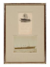 A Russian Paper Menu and Photo from the Royal Yacht Standart