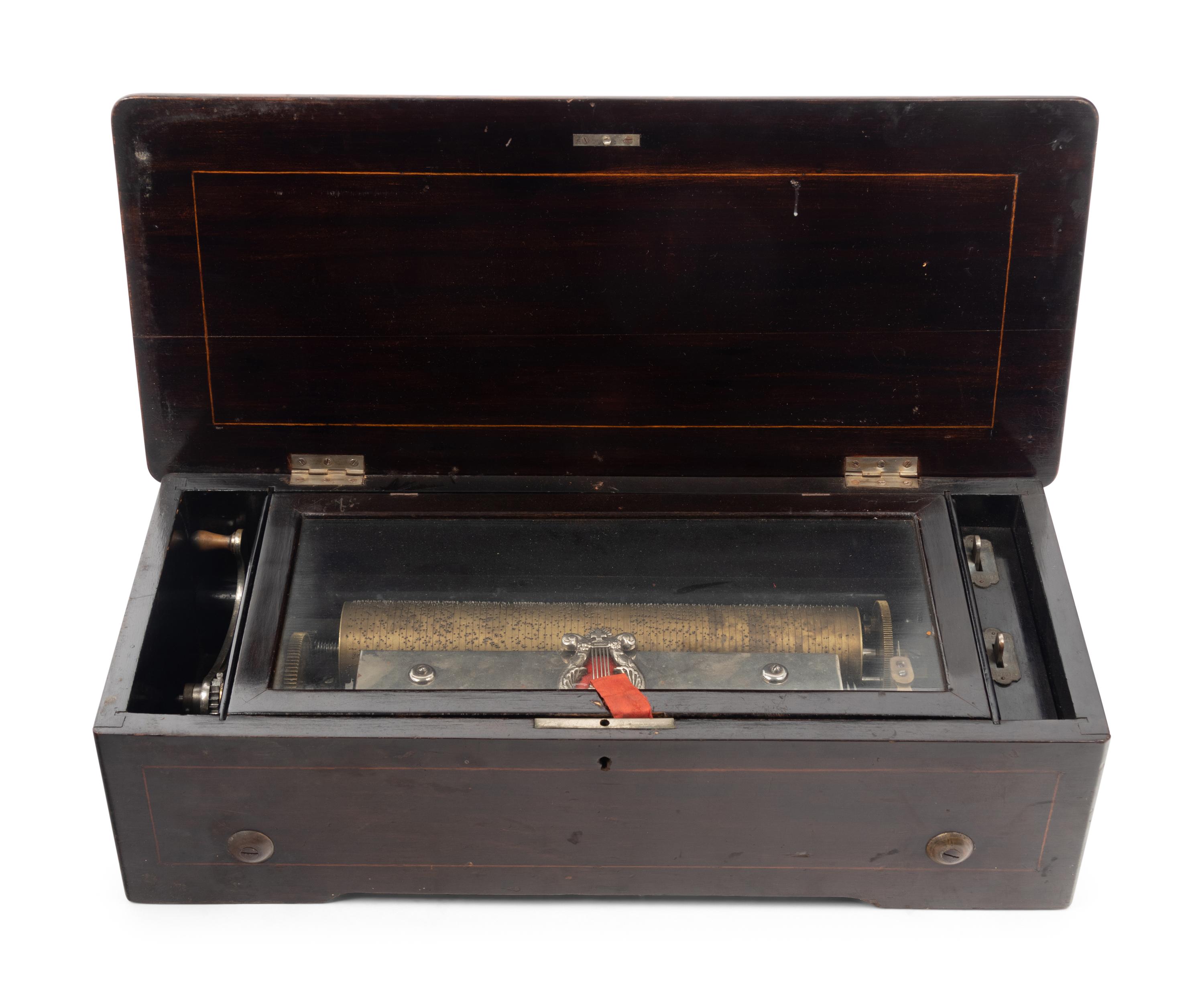 A Continental Cylinder Music Box