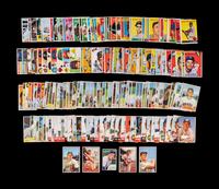 A Group of Over 200 1950s-60s Baseball Cards Including Multiple Hall of Famers,