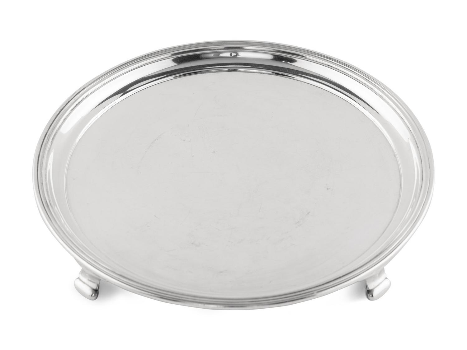 A English Silver Salver