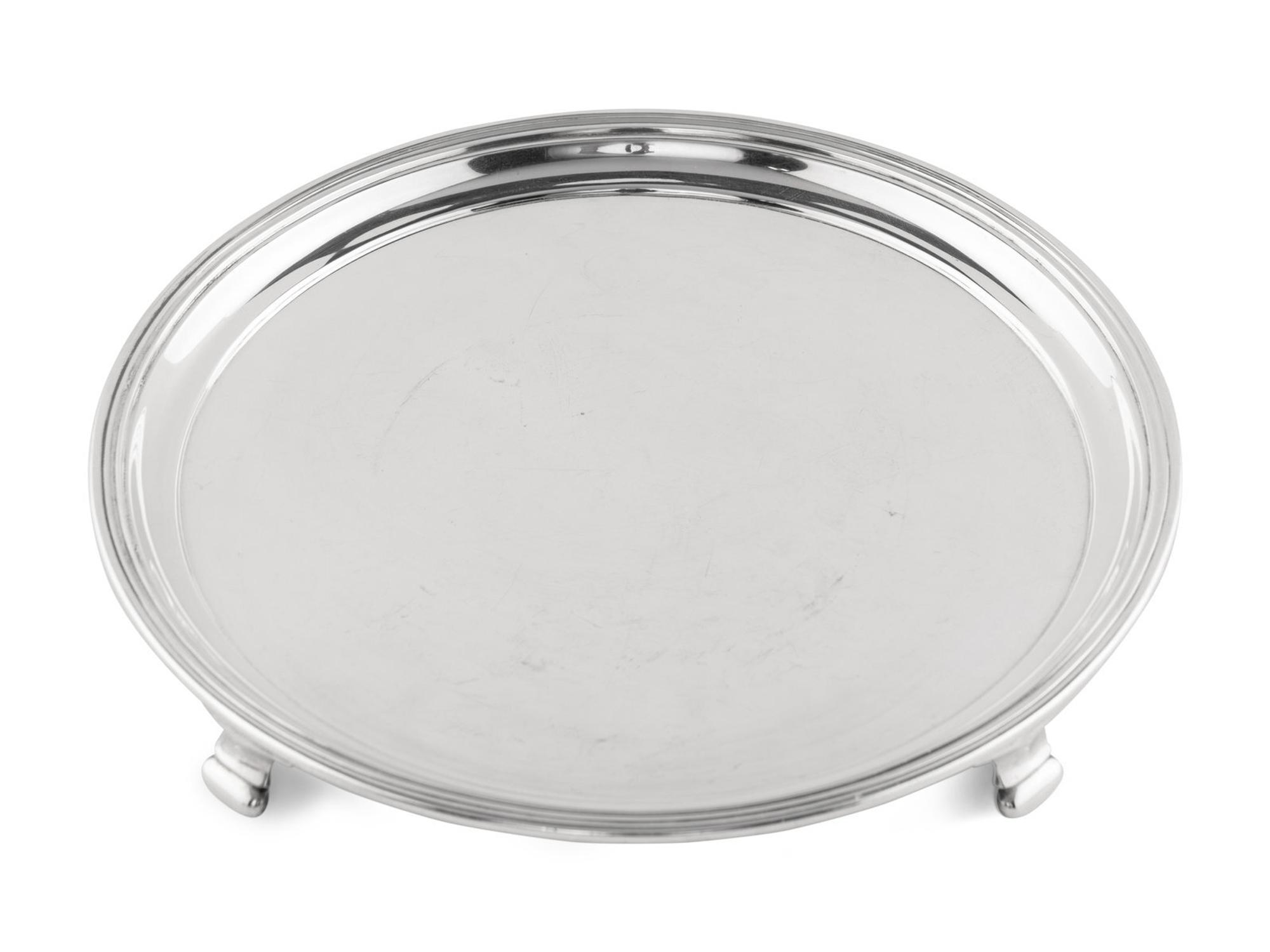 A English Silver Salver