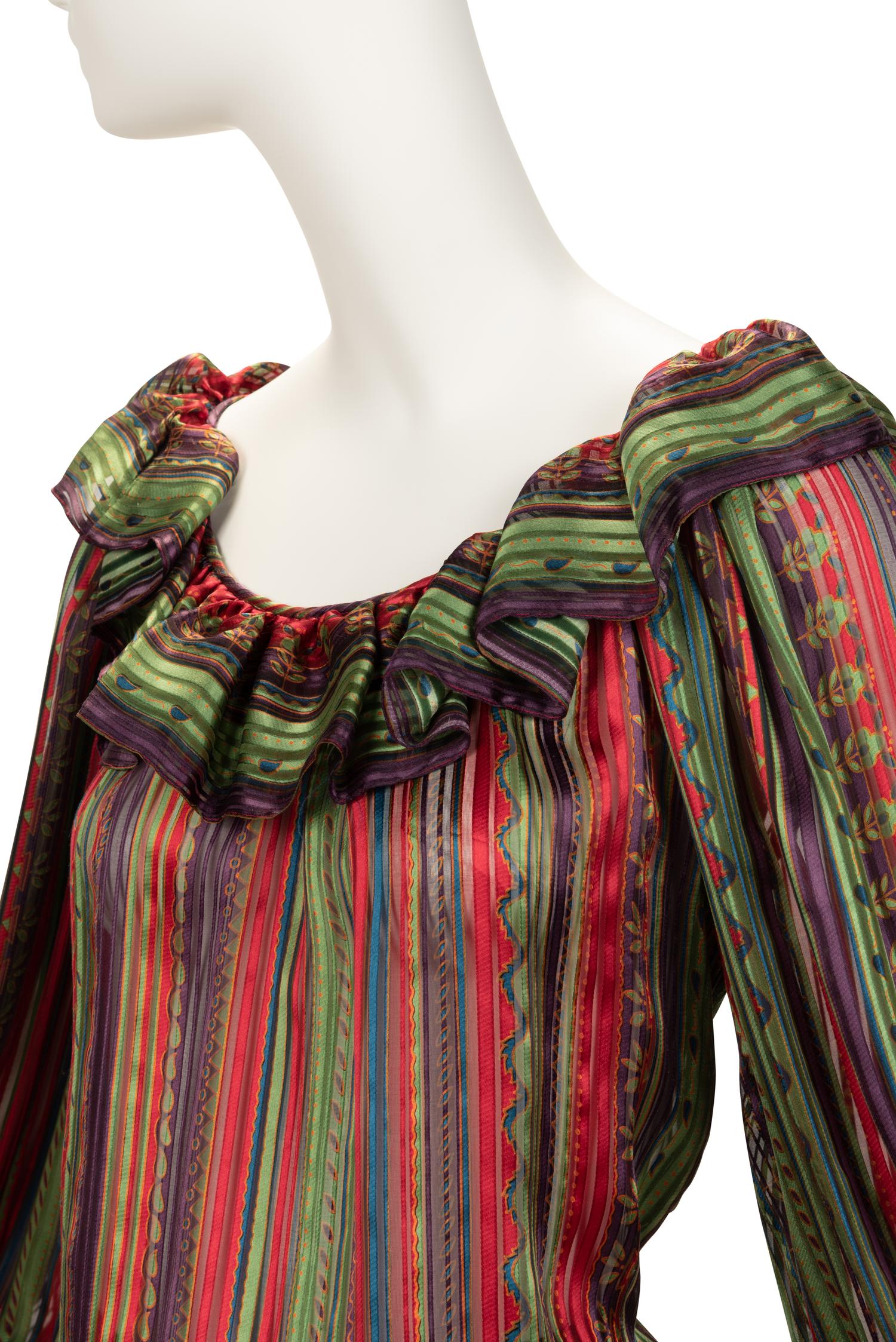 Four Designer Dresses & Ensembles: Yves Saint Laurent, Oscar de la Renta, Adele Simpson, Ungaro, 1980-90s