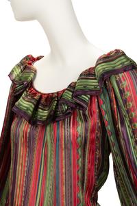 Four Designer Dresses & Ensembles: Yves Saint Laurent, Oscar de la Renta, Adele Simpson, Ungaro, 1980-90s