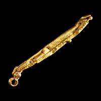 A Byzantine Gold Clasp Pendant