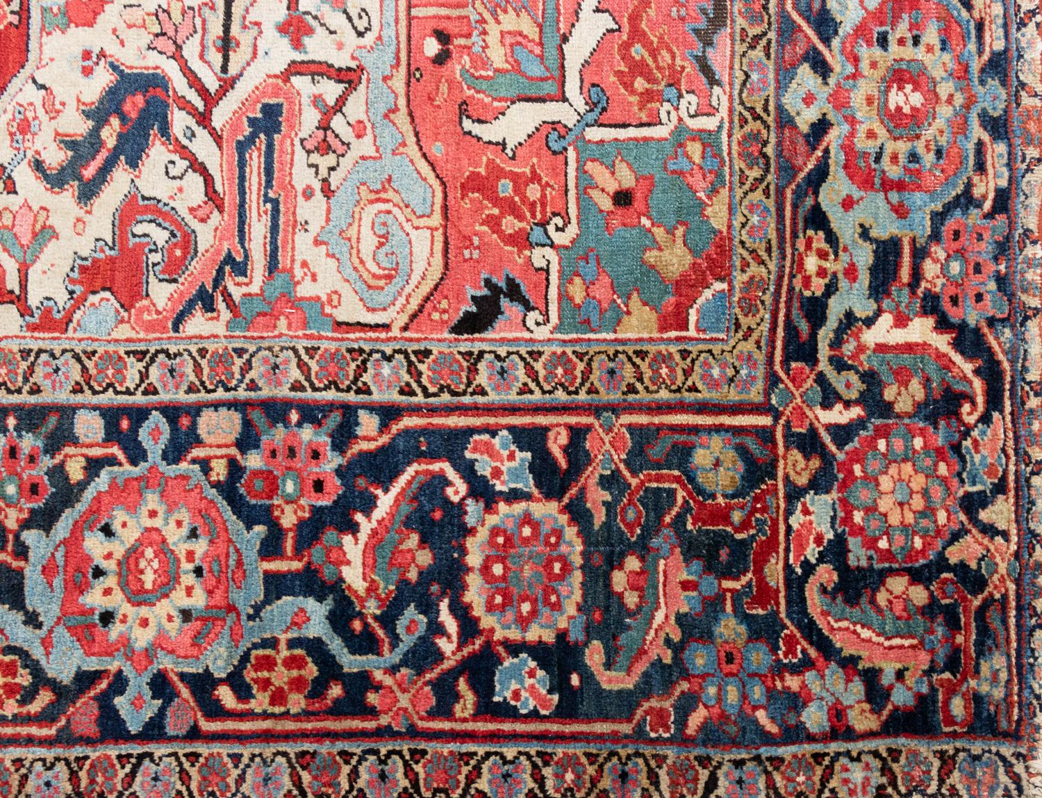 A Heriz Wool Rug