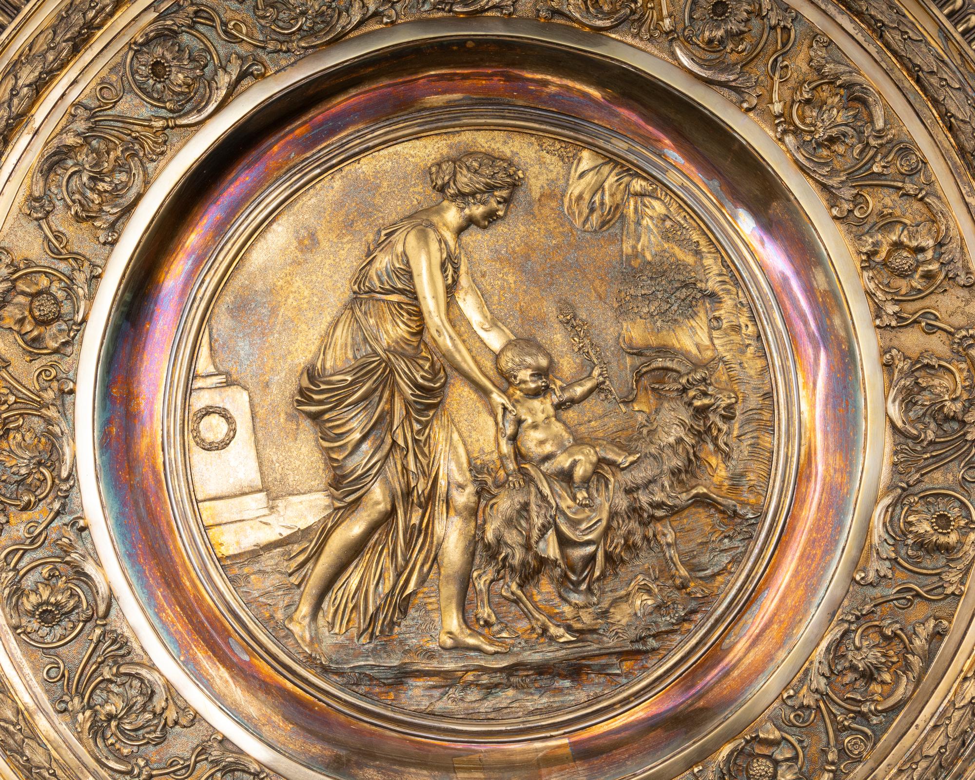 A George IV Silver-Gilt Sideboard Dish