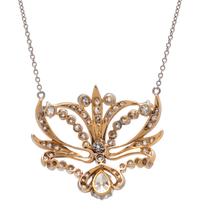 EDWARDIAN, DIAMOND NECKLACE