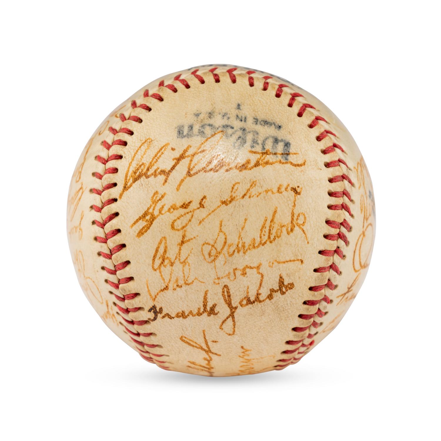 1951 Hollywood Stars Team Signed Baseball