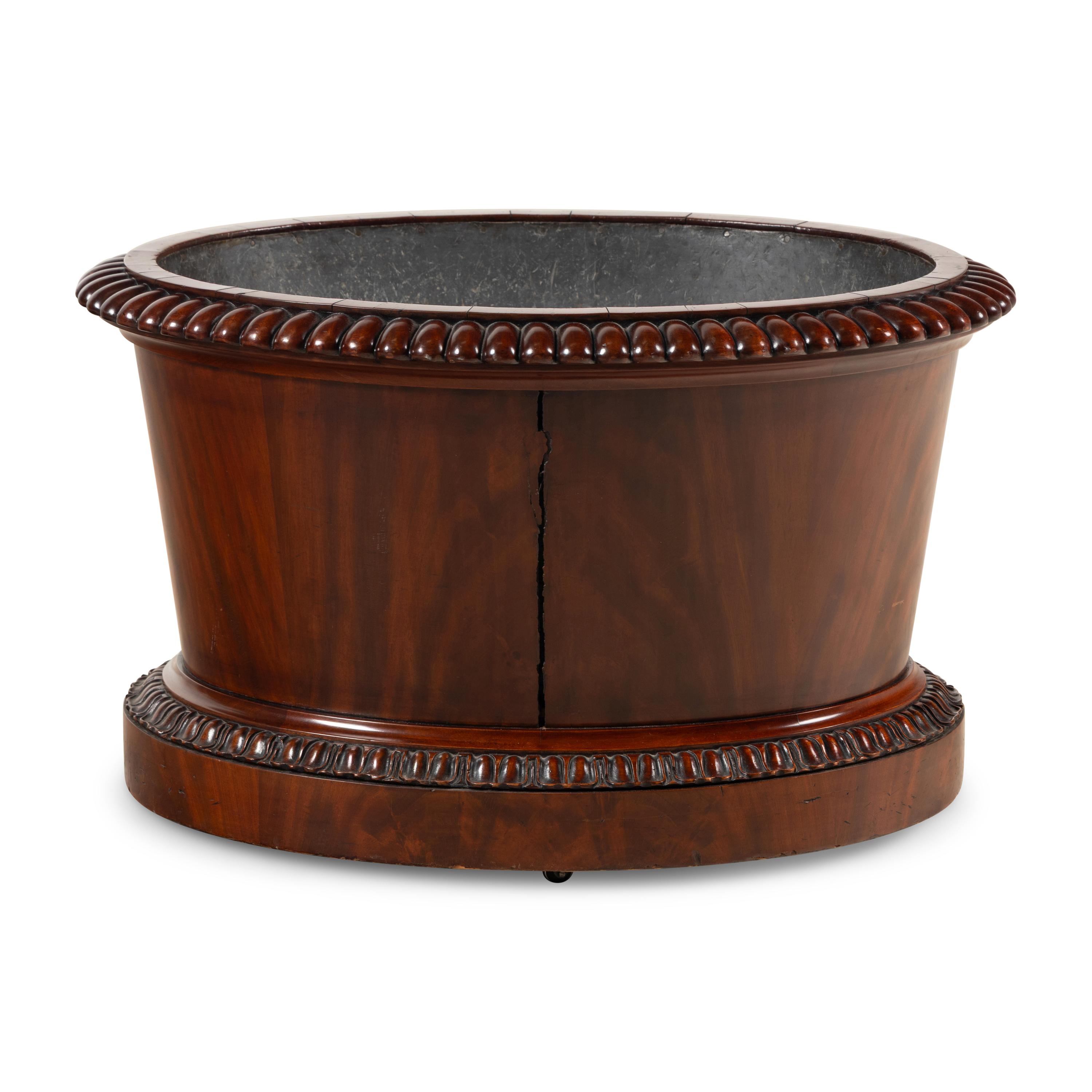 A George IV Carved Mahogany Wine Cooler