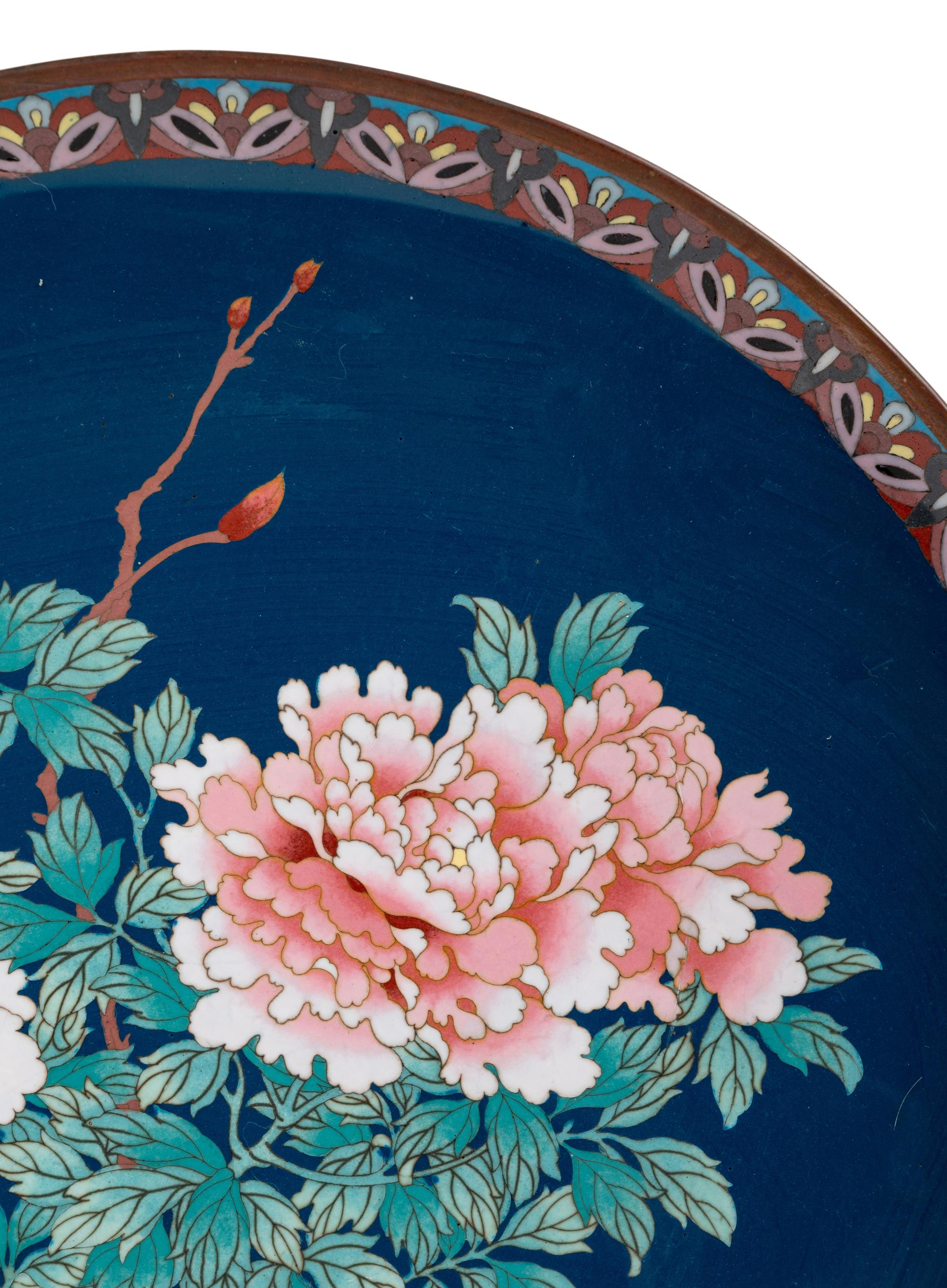 13 Japanese Cloisonné Plates