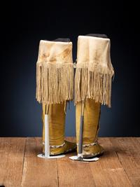 Kiowa Beaded Boot Moccasins